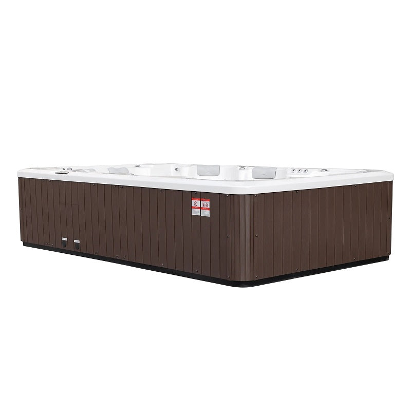 Outdoor Hot Tub Spa | Lucite Acrylic Whirlpool Jaccuzi Massage Jet Pool Freestanding Design