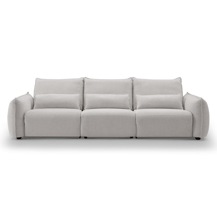 Modern Sofa Bed | Fabric Sectional Extendable Sofa with Adjustable Height for Living Room