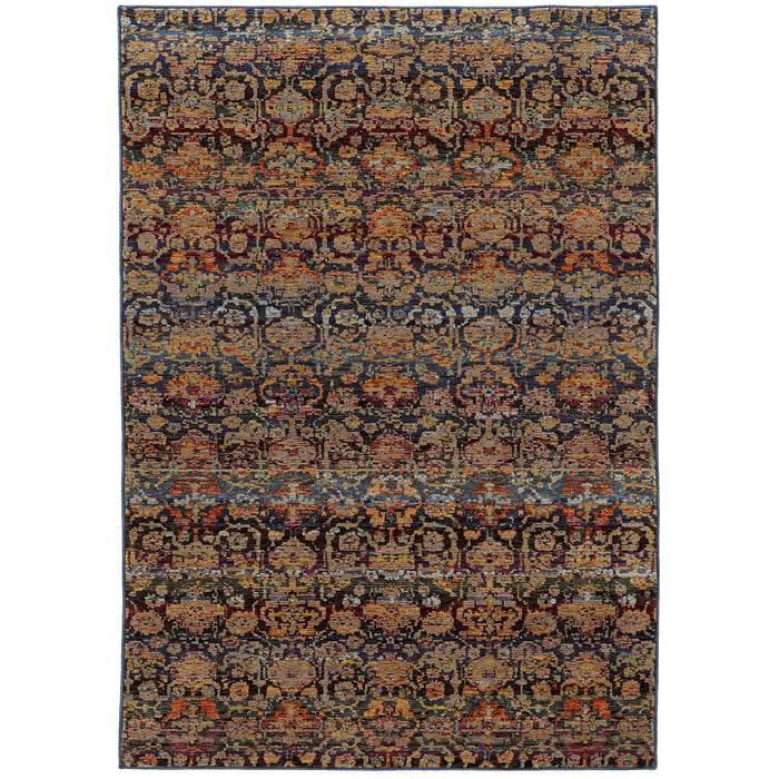 Oriental Weavers Andorra 6836C Indoor Area Rug Multi Blue 10' x 13'2