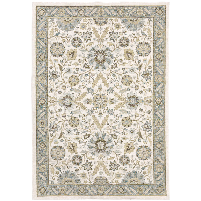 Oriental Weavers Andorra 8918I Stone/ Ivory 10' x 13'2