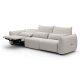 Modern Sofa Bed | Fabric Sectional Extendable Sofa with Adjustable Height for Living Room