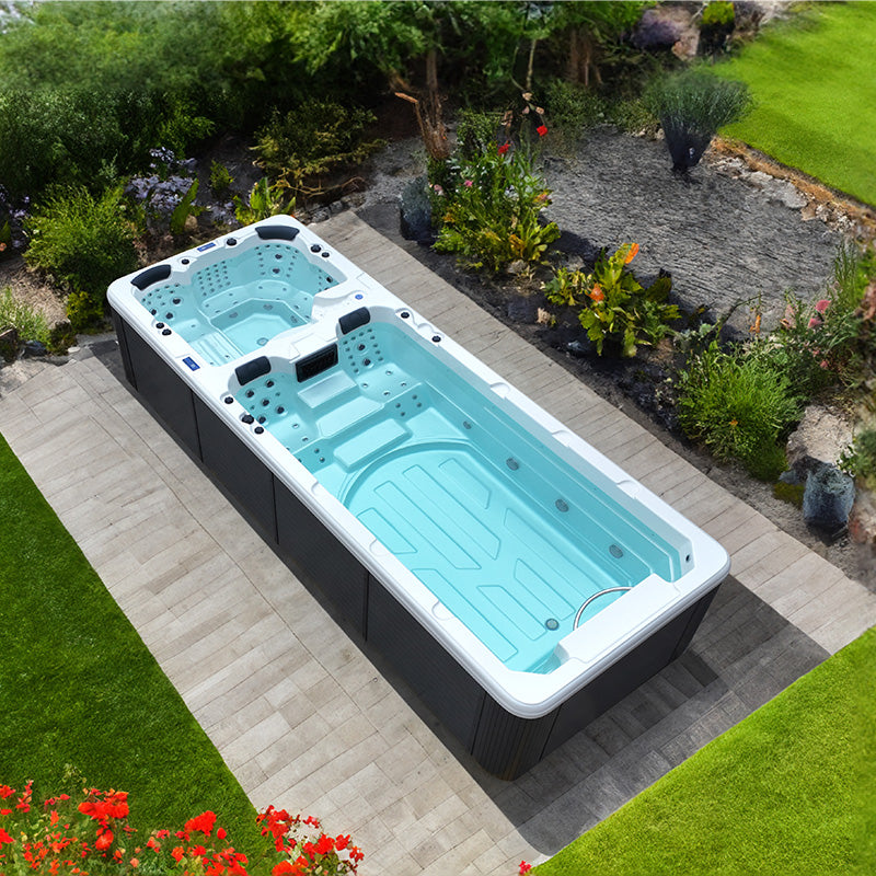 Swimming Spa Pool | 5.9m Freestanding Acrylic Swim Spa Heated Massage