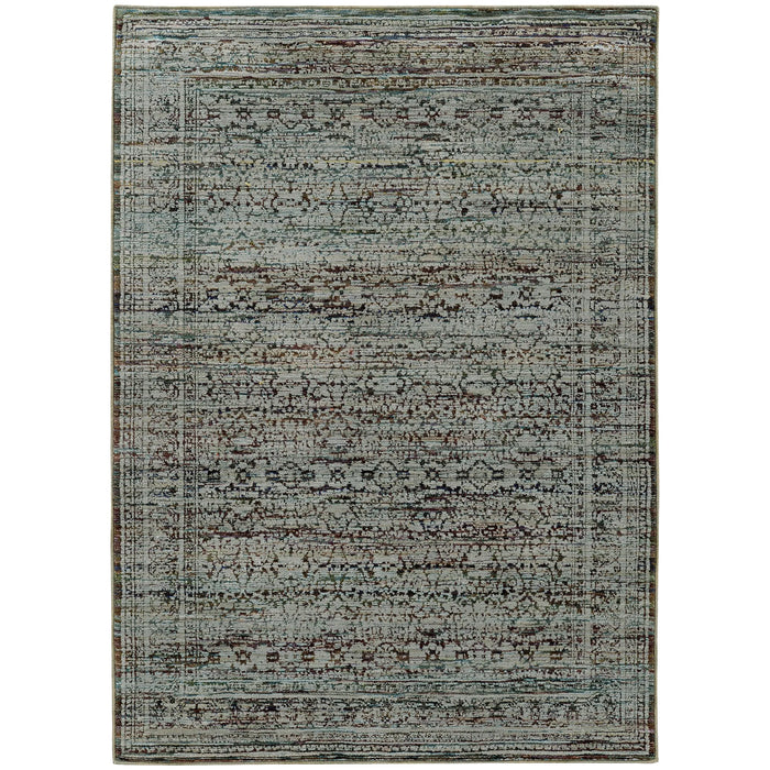Oriental Weavers Andorra 7127A Indoor Area Rug Blue Purple 10' x 13'2